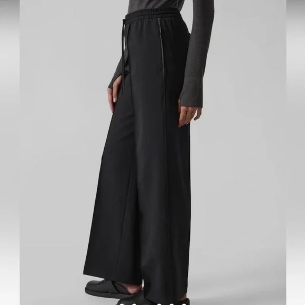 Athleta Endeavor Wide Leg Pants pants Black Size 10